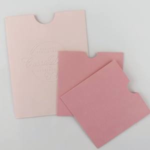 Tái Chế Tùy Chỉnh UV In Quà Tặng Sang Trọng Giấy Đen Phong Bì Bao Bì Tiền Quà Tặng Phong Bì - Product Image 5