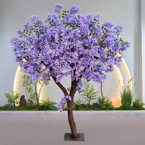 Árbol de <span class=keywords><strong>Jacaranda</strong></span> Artificial Grande, Árbol Artificial, Vegetación Artificial, Decoración de Interiores para Bodas, Árbol de Flores de Cerezo - Product Image 1