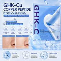 Masque Gel Peptidique au Cuivre GHK-Cu Bleu Rafraîchissant et Réparateur en Gros, Hydratant, Raffermissant, Soin des Pores, Niacinamide, OEM ODM
