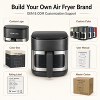 Friteuse à air chaud pour la maison, température de 80 à 200 °C, poids brut de 11600 g, appareil de cuisine, fourniture du fabricant, KA23075