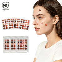 Patchs hydrocolloïdes en forme de patte d'ours mignons, 20 pièces, OEM d'usine, patchs anti-acné colorés de dessin animé, autocollants de couverture des imperfections du visage, soin de la peau