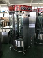 Four à rôtir au charbon de bois et au gaz à double usage, vente chaude 2022, machine à rôtir au charbon de bois pour poulet rôti
