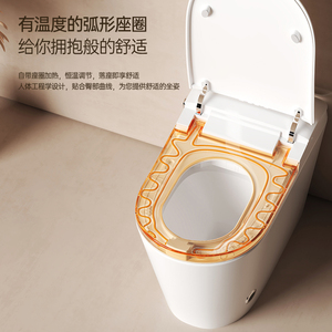 <span class=keywords><strong>Toilette</strong></span> intelligente <span class=keywords><strong>exclusive</strong></span> Goddess pour la maison, commande vocale, télécommande, barre <span class=keywords><strong>de</strong></span> pulvérisation frontale, design ergonomique, céramique extra-large épaissie - Product Image 4