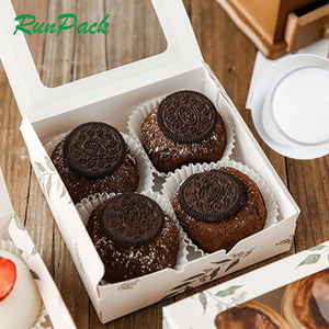 Conteneur à biscuits pour sandwich mousse à prix de gros au design personnalisé joli emballage de boîte à fenêtre pour gâteau pâtissier en papier - Product Image 3