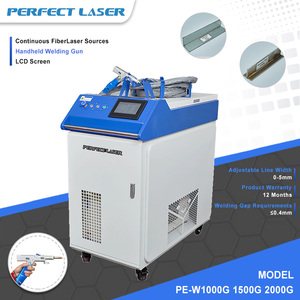 آلة لحام ليزر محمولة باليد من Perfect Laser بقوة 1500-2000 واط مع عمر خدمة طويل، جهاز لحام الفولاذ المقاوم للصدأ - Product Image 3