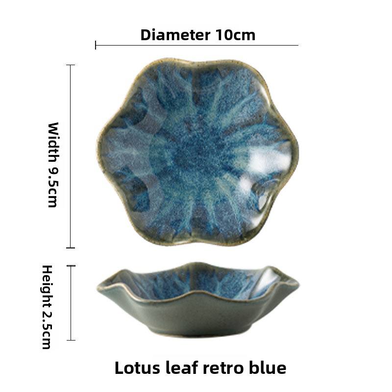 Wave Edge - Glazed Variation Blue Plate