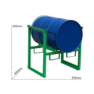 Carvel 835x600x850mm support empilable horizontal pour stocker un tambour 220lt - Product Image 3