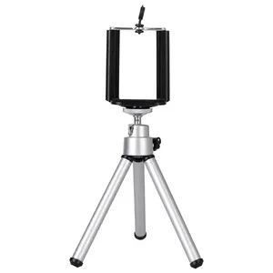 GB003 cellular phone camera mobile holder monopod stand clip aluminium extension tripod for phone trip celular