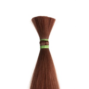 ผมแท้แบบเวอร์จิ้นเกรดพรีเมียม ความหนาแน่นสูง แบบดับเบิ้ลดรอว์น สีดำธรรมชาติ แบบเส้นเดี่ยว 100% ผมดิบไม่ผ่านการแปรรูป - Product Image 1