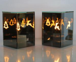 Hot Items Warm White <b>LED</b> <b>Lights</b> 10*10*15CM Glass Cuboid <b>Light</b> for Christmas Home Living Room Decoration - Product Image 6