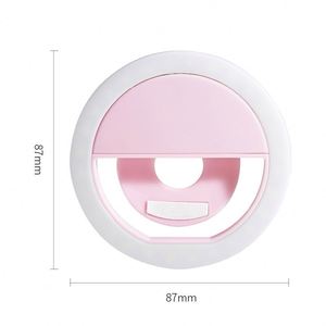 ไฟวงแหวน LED แบบชาร์จได้ พิมพ์โลโก้ตามสั่ง สำหรับเซลฟี่ด้วยโทรศัพท์มือถือ - Product Image 4