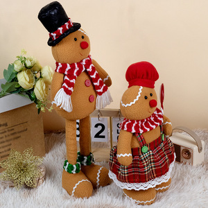 Decoraciones navideñas de nuevo estilo-Navidad <span class=keywords><strong>galleta</strong></span> hombre retráctil Chef pareja muñeca adornos muñecas decorativas para decoración del hogar - Product Image 2