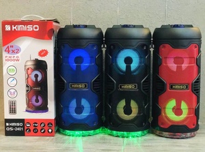 Loa Kéo Di Động KIMISO QS2401, 2X4 <span class=keywords><strong>Inch</strong></span>, Loa DJ Có Đèn LED - Product Image 4