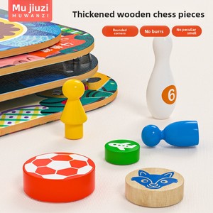 <span class=keywords><strong>Juego</strong></span> <span class=keywords><strong>de</strong></span> Mesa <span class=keywords><strong>de</strong></span> Madera Personalizable Multifuncional Flying Chess, Juguete Educativo para Niños, Todo en Uno, Cinco en Uno, <span class=keywords><strong>Juego</strong></span> Gomoku, Regalo <span class=keywords><strong>de</strong></span> Cumpleaños - Product Image 4