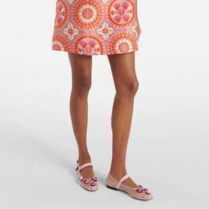 Sandalias de Mujer con Flores 3D, Zapatos Planos Transpirables Casuales para Dama, con Correa de Hebilla Central y Malla - Product Image 3