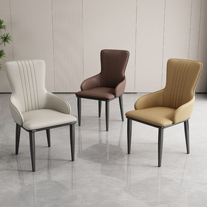 Nhà hàng tựa lưng Bắc Âu giải trí ăn uống ghế ánh sáng hiện đại sang trọng bàn ghế ăn uống - Product Image 3