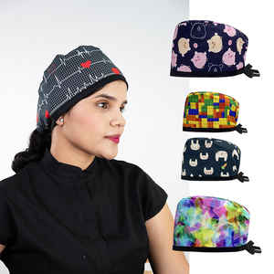 Niaahinn stampa dentaria medica personalizzata da donna con rifinitura cappello da infermiera chirurgia cappello medico Scrub berretto da infermiera - Product Image 3