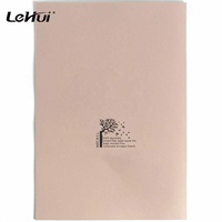 Cuadernos de escuela primaria baratos de fábrica Lehui, papel rosa, tamaño A4, 80 páginas, libro de ejercicios forrado para niños de escuela