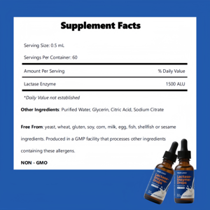 Tùy chỉnh Papain Alpha galactosidase protease lipase amylase phức tạp Lactase <span class=keywords><strong>Enzyme</strong></span> chất lỏng giọt cho sức khỏe phòng tập thể dục cơ bắp - Product Image 2