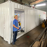 Station de remplissage de conteneurs de 20 pieds et 40 pieds pour l'Afrique du Sud, stations de carburant portables à vendre