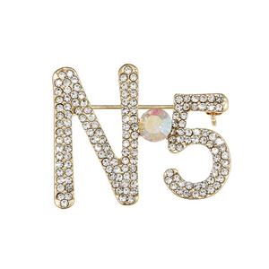 Wholesale 2000+ Style High-quality Full Rhinestone <strong>CC</strong> <strong>BROOCH</strong> V DD Designer Brand Luxury Women Metal Custom Letter <strong>Brooch</strong> Pins - Product Image 3