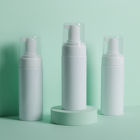 Bouteille en plastique avec pompe à mousse, couleurs personnalisables, bouteille sérigraphiée, emballage cosmétique, pompe à lotion, étiquetage, masque facial