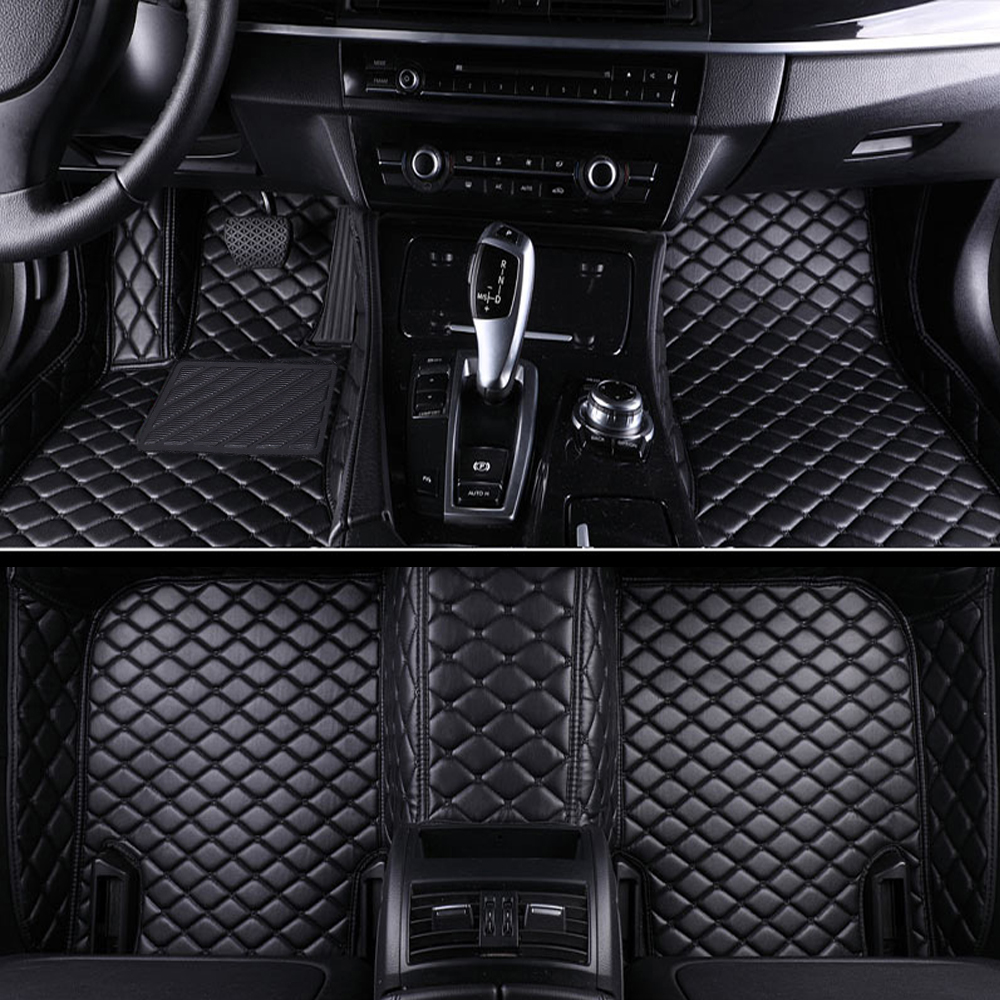 5D индивидуальные Водонепроницаемые кожаные противоскользящие автомобильные коврики для toyota/honda/bmw