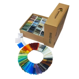 Lastra in <span class=keywords><strong>vetro</strong></span> <span class=keywords><strong>colorato</strong></span> Tiffany di colore brillante misto personalizzato da 3mm per artigianato - Product Image 5