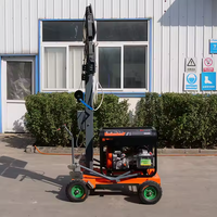 5 metre teleskopik mobil kule ışık 2x1000W mobil aydınlatma kulesi fiyat