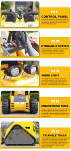 Pengiriman Cepat Kubota Crawler <span class=keywords><strong>Loader</strong></span> Skid Steer <span class=keywords><strong>Loader</strong></span> dengan Bucket Gratis, Garansi 1 Tahun, PLC, Momen Beban Tinggi, Penggerak 4 Roda, Euro5/EPA - Product Image 5