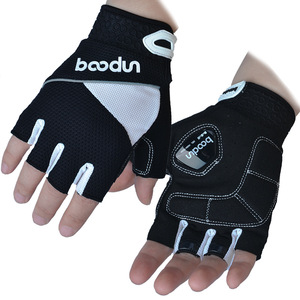 Guantes de Ciclismo Boton, Medios Dedos, Silicona, Absorción de Impactos, Antideslizantes, Unisex, para Ciclismo, Talla Adulto - Product Image 3