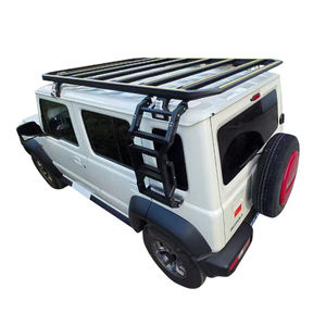 Porte-bagages de toit en alliage d'aluminium <span class=keywords><strong>pour</strong></span> Suzuki Jimny JB74 2019-2025 Porte-bagages 4 portes <span class=keywords><strong>pour</strong></span> vélo et <span class=keywords><strong>kayak</strong></span> - Product Image 1