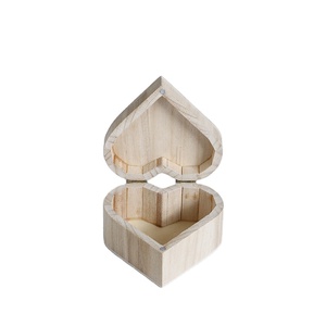<b>Heart</b> <b>Shaped</b> Ring Jewelry Storage box Creative Wooden Jewelry Box High Quality Jewelry <b>Boxes</b> Support Wholesale - Product Image 1