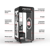 Software de Impresora para Cabina de Fotos Todo en Uno, Carcasa con Logotipo, Control Remoto, Proveedor de Cabinas de Fotos de Alta Tecnología, Máquina Expendedora Personalizable