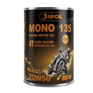 Huile moteur NPOIL MONO 135 20W50 0,8L 1L Huile de base et additifs premium pour le refroidissement et la lubrification des motos - Product Image 2