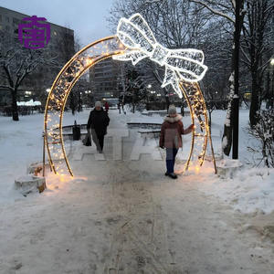 Lumière LED en forme d'arche personnalisée, étanche IP65, pour décorations de Noël et de mariage intérieures et extérieures - Product Image 4
