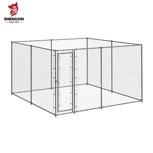 10X10X6 ayak açık galvanizli zincir bağlantı köpek çit kulübesi kafes büyük köpek için - Product Image 1