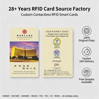 모텔 6 호텔 키 카드 맞춤형 로고 PVC RFID IC 카드 13.56MHz 1K 호텔 객실 도어 카드 도매 공장