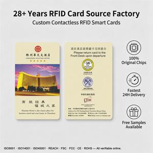 Thẻ Khách Sạn Motel 6, Thẻ PVC RFID IC in logo tùy chỉnh, tần số 13.56MHz, 1K, Thẻ Khóa Cửa Phòng Khách Sạn, Bán Buôn, Xuất Xưởng - Product Image 1