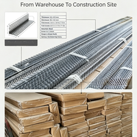 Profilé d'angle en acier/fer galvanisé industriel pour la protection des murs, certifié CE