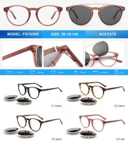 Gafas de <span class=keywords><strong>Sol</strong></span> de acetato de moda <span class=keywords><strong>Clip</strong></span> de acetato en gafas de <span class=keywords><strong>sol</strong></span> Diseñadores de lujo gafas de <span class=keywords><strong>sol</strong></span> gafas magnéticas - Product Image 3