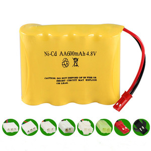 Baterías Recargables AA <span class=keywords><strong>de</strong></span> NiCd <span class=keywords><strong>de</strong></span> 600 mAh y 4,8 V, Paquete <span class=keywords><strong>de</strong></span> Baterías <span class=keywords><strong>de</strong></span> Níquel <span class=keywords><strong>Cadmio</strong></span> <span class=keywords><strong>de</strong></span> 600 mAh y 4,8 V <span class=keywords><strong>para</strong></span> Coche <span class=keywords><strong>de</strong></span> Juguete - Product Image 2