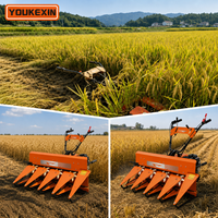Moissonneuse-batteuse thermique YKX à 3 et 4 rangs pour la récolte du blé, de l'alfalfa et de l'herbe en agriculture