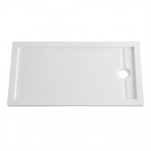 Plato de Ducha Rectangular Kepler 80 x 100 cm H. 6 con Orificio de Drenaje para Uso en Baños - Product Image 3
