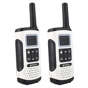 Talkie-walkie, lot de 2, double PTT, radio portable UHF, type C USB, portée de 3 km, ski, voyage, sport, radio bidirectionnelle - Product Image 1