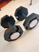 Vente directe usine – Haltères octogonaux multifonctionnels 3-en-1 réglables 50 lb en acier, haltères et kettlebells durables