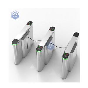 Spor salonu açık ve kapalı için kanatlı bariyer turnike erişim kontrol sistemi paslanmaz kapı çift yönlü güvenlik kapısı - Product Image 4