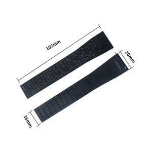 Jettda bán buôn khảm CTS Dây đeo đồng hồ ban nhạc phát hành nhanh chóng 16mm 18mm 19mm 20mm 21mm 22mm 23mm 24mm FKM dây đeo cao su - Product Image 4