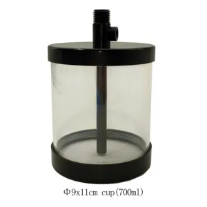 Transparent ABS&PC powder cup for wx-sy powder hopper