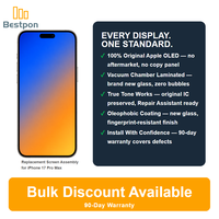 Repuesto de Pantalla OLED para iPhone 17 Pro Max, Reemplazo de Cristal, Reacondicionado, Panel y Circuito Integrado Originales, Grado A